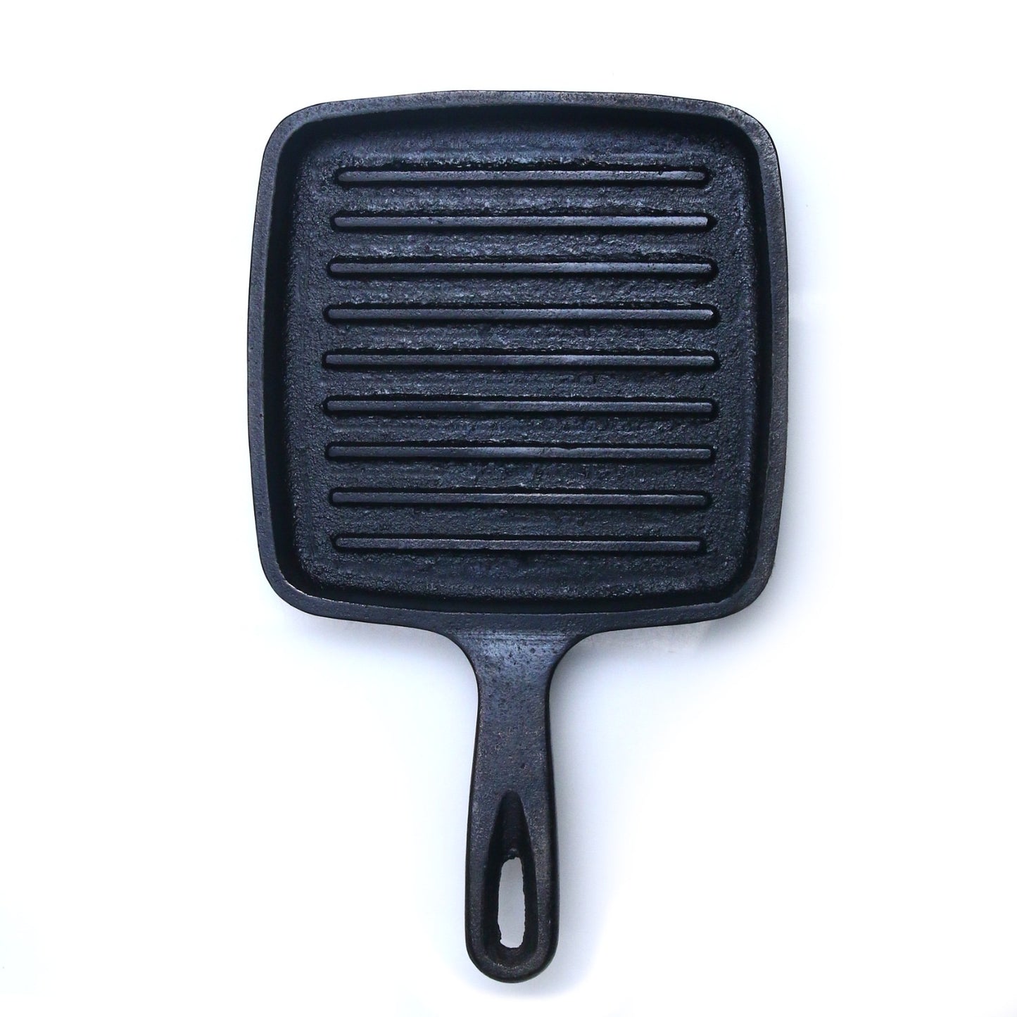 Grill Pan 5.5β (14CM), Cast Iron Krucible Kitchen Seasoned