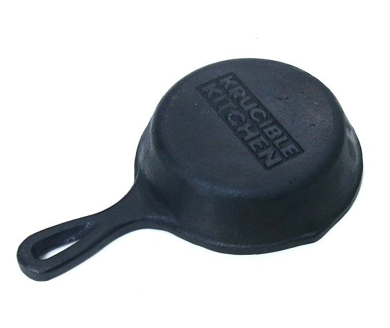 Small pre-seasoned cast iron skillet with smooth finish