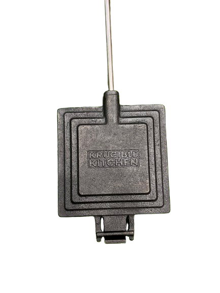 Sandwich Maker Cooker, Cast Iron Krucible Kitchen Seasoned
