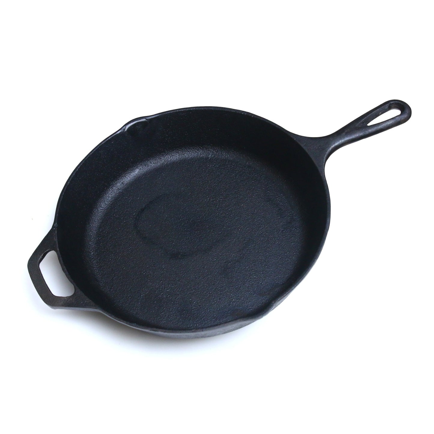 Skillet 12 In (30 CM) Cast Iron Krucible Kitchen Seasoned Frying Pan