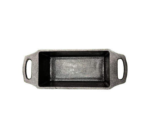 Casserole Loaf Pan 8 x 4", Cast Iron Krucible Kitchen Seasoned