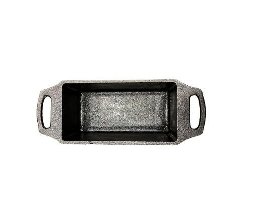 Casserole Loaf Pan 8 x 4", Cast Iron Krucible Kitchen Seasoned