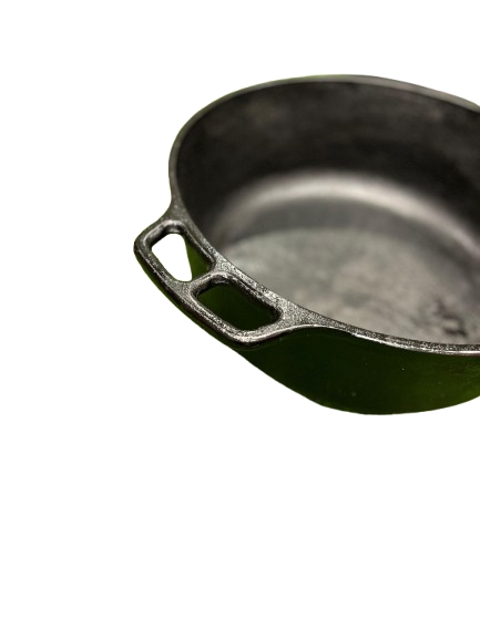 Dutch Oven Pot 9 Quarts without Lid, Cast Iron, Krucible Kitchen