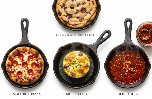4-Inch Mini Cast Iron Skillet – Krucible Kitchen