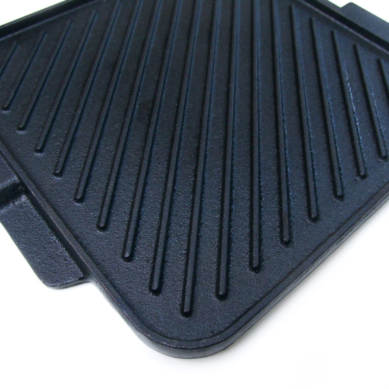 SBRGG10 Reversible Grill Griddle 10.5 Inches Square, Cast Iron Krucible Kitchen Seasoned