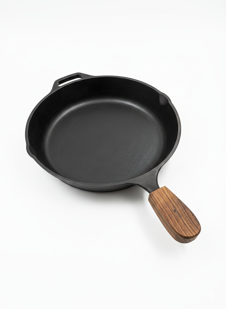 12-Inch Cast Iron Skillet – Krucible Kitchen