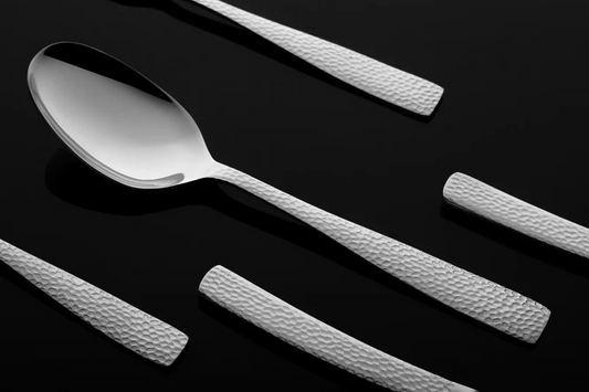 Stainless Steel Table Spoon 11-Guage Hammered Handle