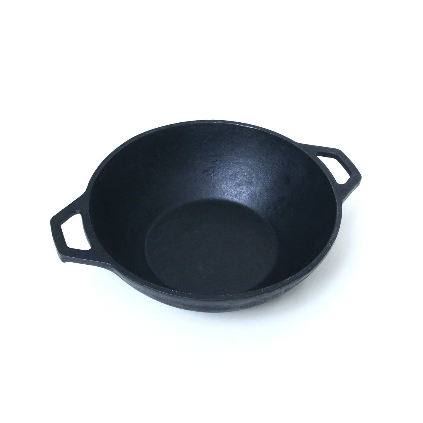 Wok 9" (23 cm) Cast Iron Krucible Kitchen