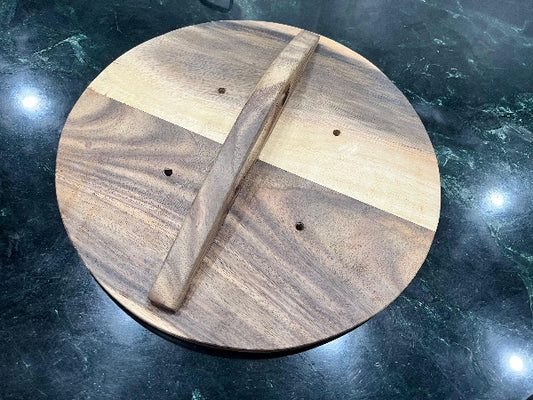 Wooden Lid for Cast Iron Wok