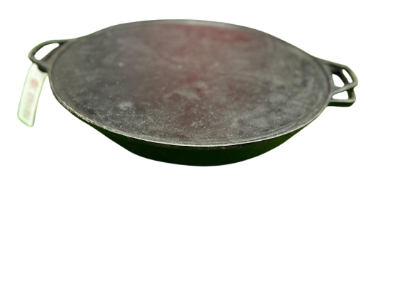 2in1 Wok with Griddle Lid (14" Wok & 15" Lid), Cast Iron