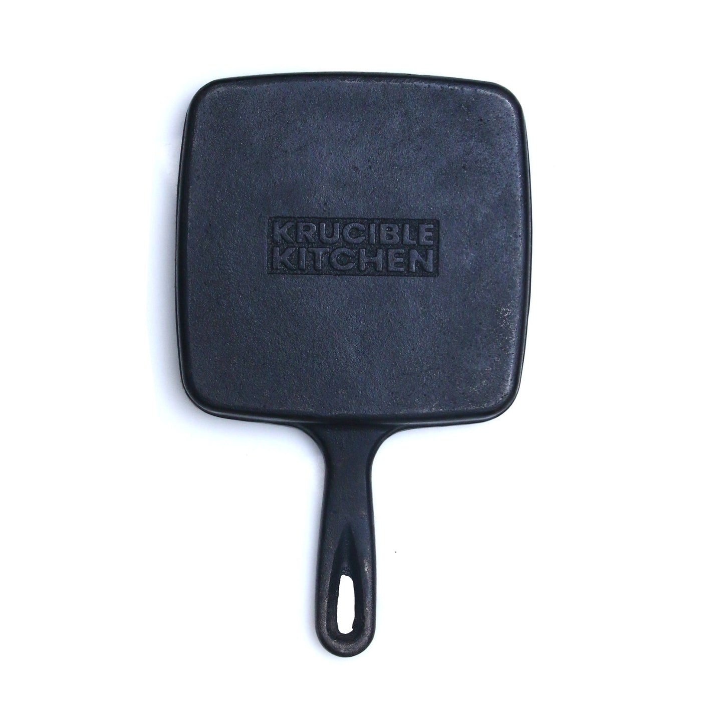 Grill Pan 5.5” (14CM), Cast Iron Krucible Kitchen Seasoned