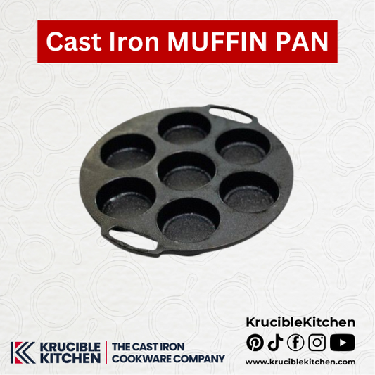 Cast Iron Muffin Pan Round