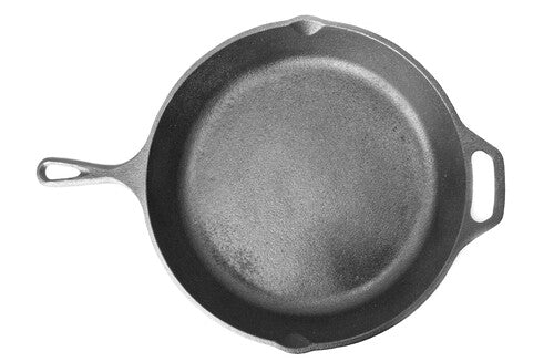 Cast Iron Skillet 12 Inch (30 CM) Naturally Non Stick, Seasoned. Krucible Kitchen, Frying Pan