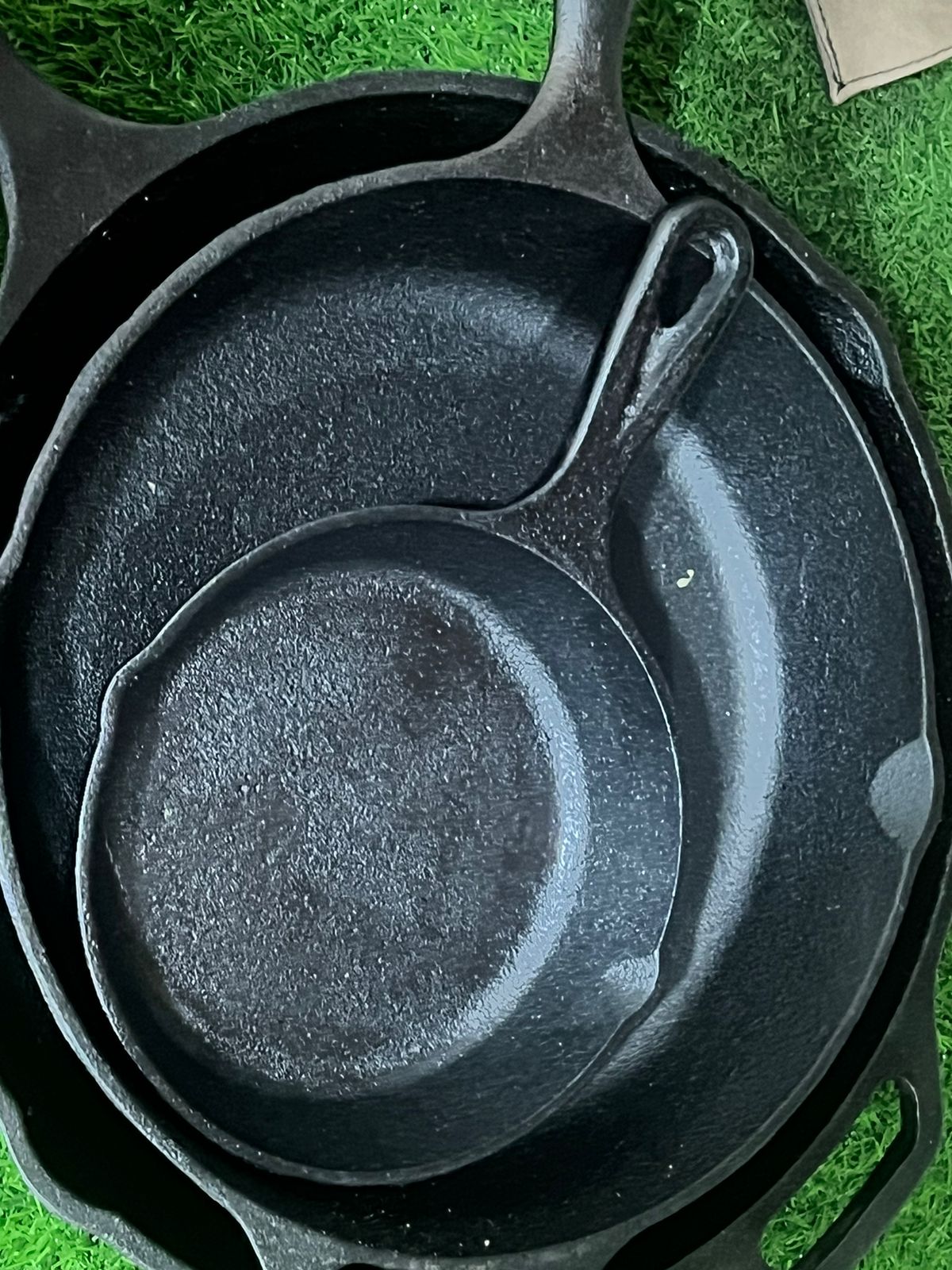 Cast Iron Skillet 6.25 Inch (16 CM) Naturally Non Stick, Seasoned. Krucible Kitchen, Frying Pan