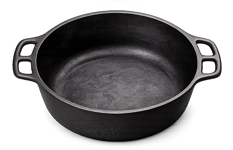 Cast Iron Pot 9 Qt Pre-Seasoned - Krucible Kitchen