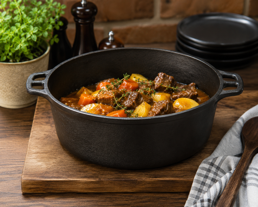 Cast Iron Pot 9 Qt Pre-Seasoned - Krucible Kitchen