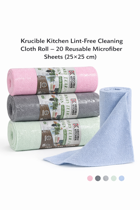 Lint-Free Cleaning Cloth Roll Krucible Kitchen