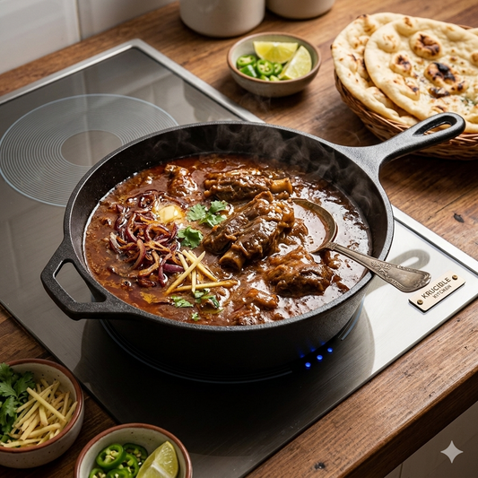 10-Inch Deep Cast Iron Skillet – Krucible Kitchen