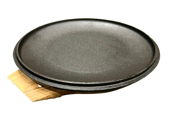 Sizzler 12.5" (31 CM) Round 2in1, Cast Iron Krucible Kitchen