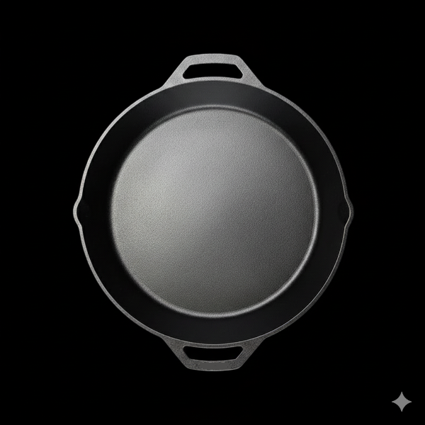 Krucible Kitchen Cast Iron Skillet