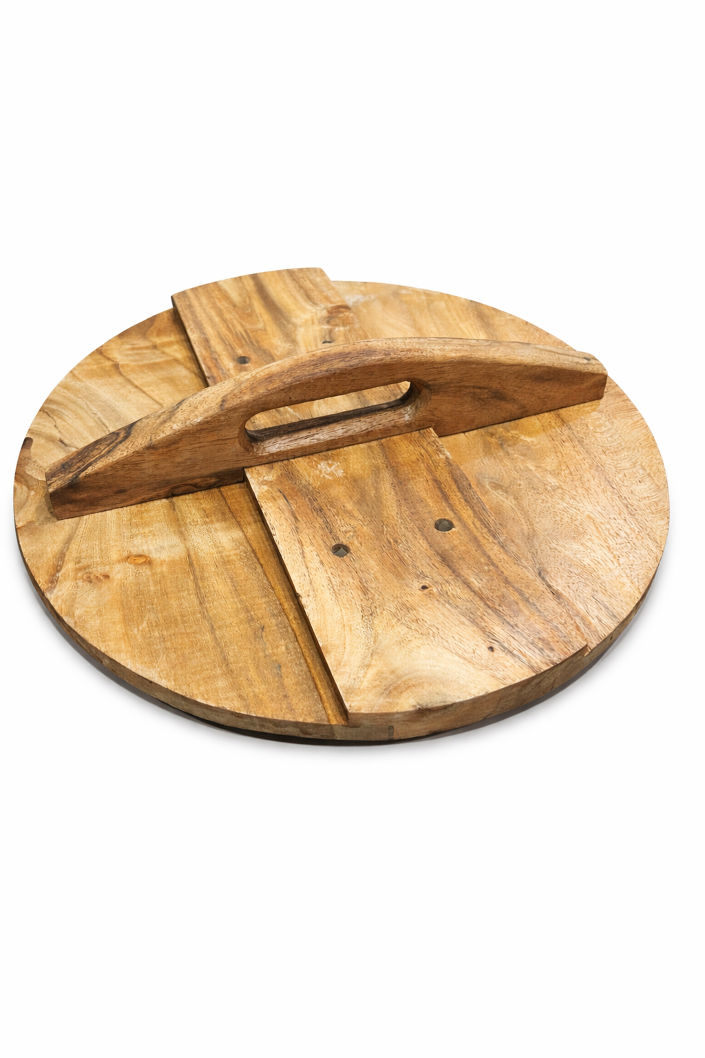 Handcrafted Wooden Lid for Cast Iron Skillets & Woks