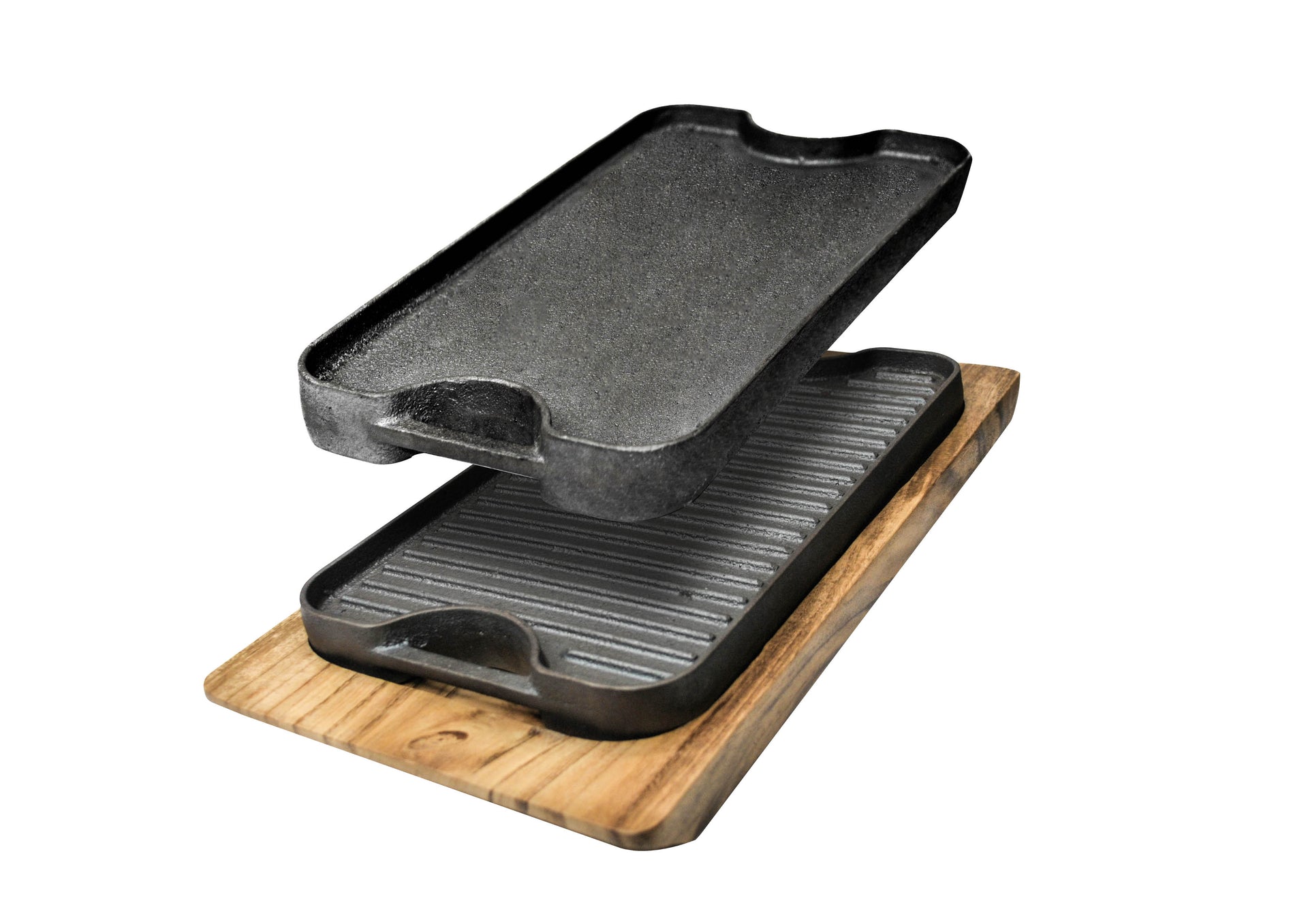 CAST IRON REVERSIBLE GRIDDLE – KANKA Grill